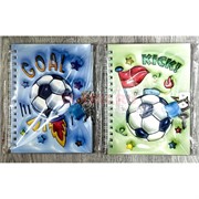 Блокнот 15х11 см футбол 12 шт/упаковка (GK-6879)