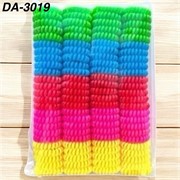 Резинка пружинка 3,5 см (DA-3019) цветная яркая 100 шт/упаковка