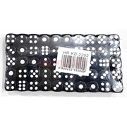 Кости кубики игральные 14 мм (HR-KB-2202) черные 100 шт/упаковка