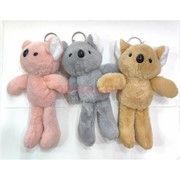 Брелок мягкий Коала (KS-189) цвета в ассортименте 12 шт/упаковка