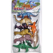 Набор динозавров цветные 8-в-1 Dino World (F-283)