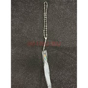 Четки мусульманские (CK-B39) белые бусины белый металл 12 шт/упаковка
