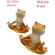 Фигурка Кот йог (2334) из керамики 11 см