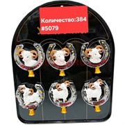 Магнит керамический (5079) Барашки в подкове 16 шт/упаковка символ 2027 года