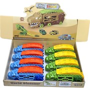 Машинка динозавр Dino Truck с машиной внутри 8 шт/упаковка