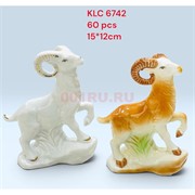 Козочки из фарфора (6742) символ 2027 года 15x12 см