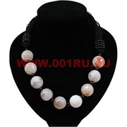 Бусы из бразильского агата (граненный)