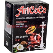Уголь для кальянов Art Coco 250 гр кокосовый 24 кубика, 72 уп/кор
