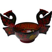 Ваза с жар-птицами хохлома размер 20*15*30