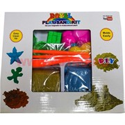 Кинетический живой песок Play Sand Kit (2 брикета по 300 гр) с формочками и лопаткой