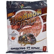 Средство от крыс Тройной удар с мумицифирующим эффектом 150 гр