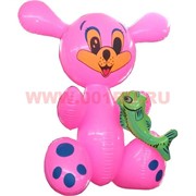 Надувная игрушка «Зайчик с рыбкой» 45 см