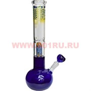 Бонг стеклянный (GB-832) высота 38-40 см цвета в ассортименте