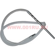 Шланг для кальяна Арт-Кальян (HP-43C) прозрачный силиконовый с алюминиевым мундштуком