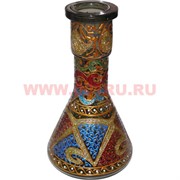 Колба для кальяна (цвета и рисунки в ассортименте) 26 см