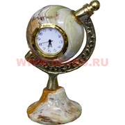 Часы из оникса "Глобус" 9см (1,5 дюйма)