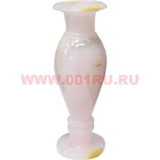 Ваза из розового оникса 30 см (4х12)