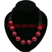 Бусы из красного агата (граненный)