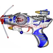 Игрушка Пистолет со звуком и светом с крутящимися штуками
