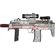 Игрушка Автомат LX-8700 (свет, звук) ствол двигается, длина 34 см