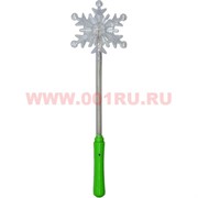 Палочка-снежинка светящаяся 3 режима 42 см длина