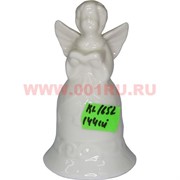 Колокольчик из фарфора ангел (1652) 11 см 144 шт/кор
