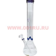 Бонг стеклянный (WP-1046) высота 46 см (цвета микс)