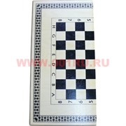 Нарды,шахматы, шашки 3-в-1 с рисунками 40x25 см