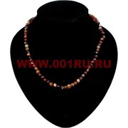Бусы из сердолика 6 мм