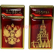 Зажигалка газовая «Russia и Москва» 20 шт/бл