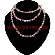 Бусы 125 см из халцедона 8 мм