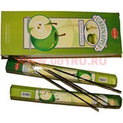 Благовония HEM Hexa GREEN APPLE, цена за уп из 6 шт (зеленое яблоко)