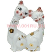 Котики парочка (168 F) из фарфора
