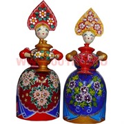Музыкальная статуэтка "Девушка с самоваром" 23 см в ассортименте