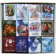 Книжки Новогодние подарочные 60 шт/уп
