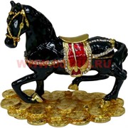 Шкатулка Лошадь со стразами (2532) 10 см