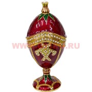 Шкатулка со стразами Яйцо (3366) 13 см
