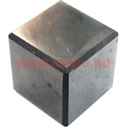 Кубик полированный из натур.шунгита 4 см