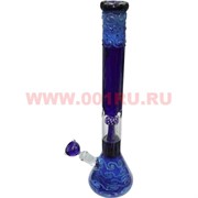 Бонг стеклянный (5мм) WP-1108 с росписью 51,5 см