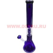 Бонг стеклянный (5мм) GB-610 с черепом цветной 47 см