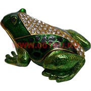 Шкатулка со стразами "Лягушка" большая (3756-2)