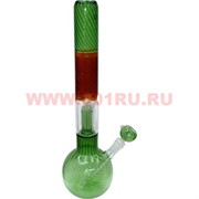 Бонг стеклянный (5мм) WP-1025 цветной 45 см