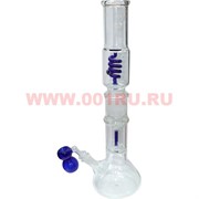 Бонг стеклянный (5мм) WP-1320 из 2 частей прозрачный 45 см