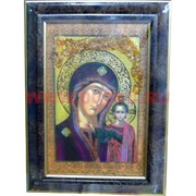 Картина из янтаря "Икона" в багетной раме 47х69