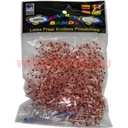 Резинки Loom Bands "гель тонкие красные" 600 шт, цена за 12 уп