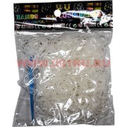 Резинки Loom Bands "белые" 600 шт, цена за 12 уп