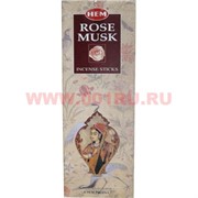 Благовония HEM Rose Musk (Роза+Мускус) 6шт/уп, цена за уп