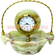 Часы из оникса "корзинка" средние