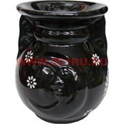Аромалампа черная "луна" 9,5 см