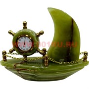 Часы «Парусник» средние (7 дюймов) из оникса